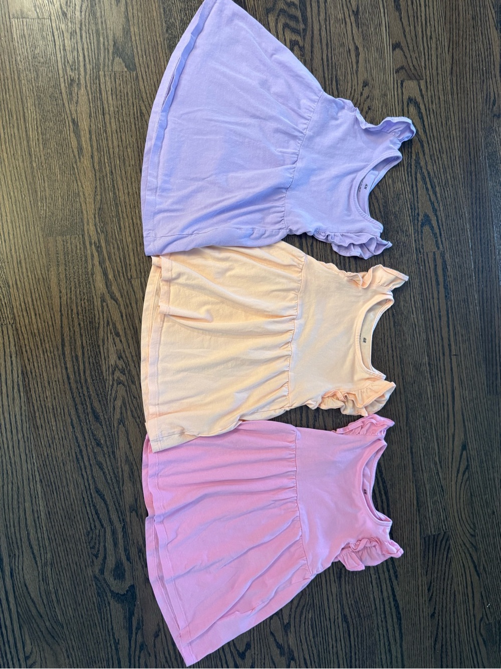 H&M Toddler Pink Cotton Tank Dresses